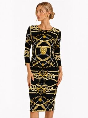 🌿 J. McLaughlin Sophia Dress Cheshire Print | Size XS